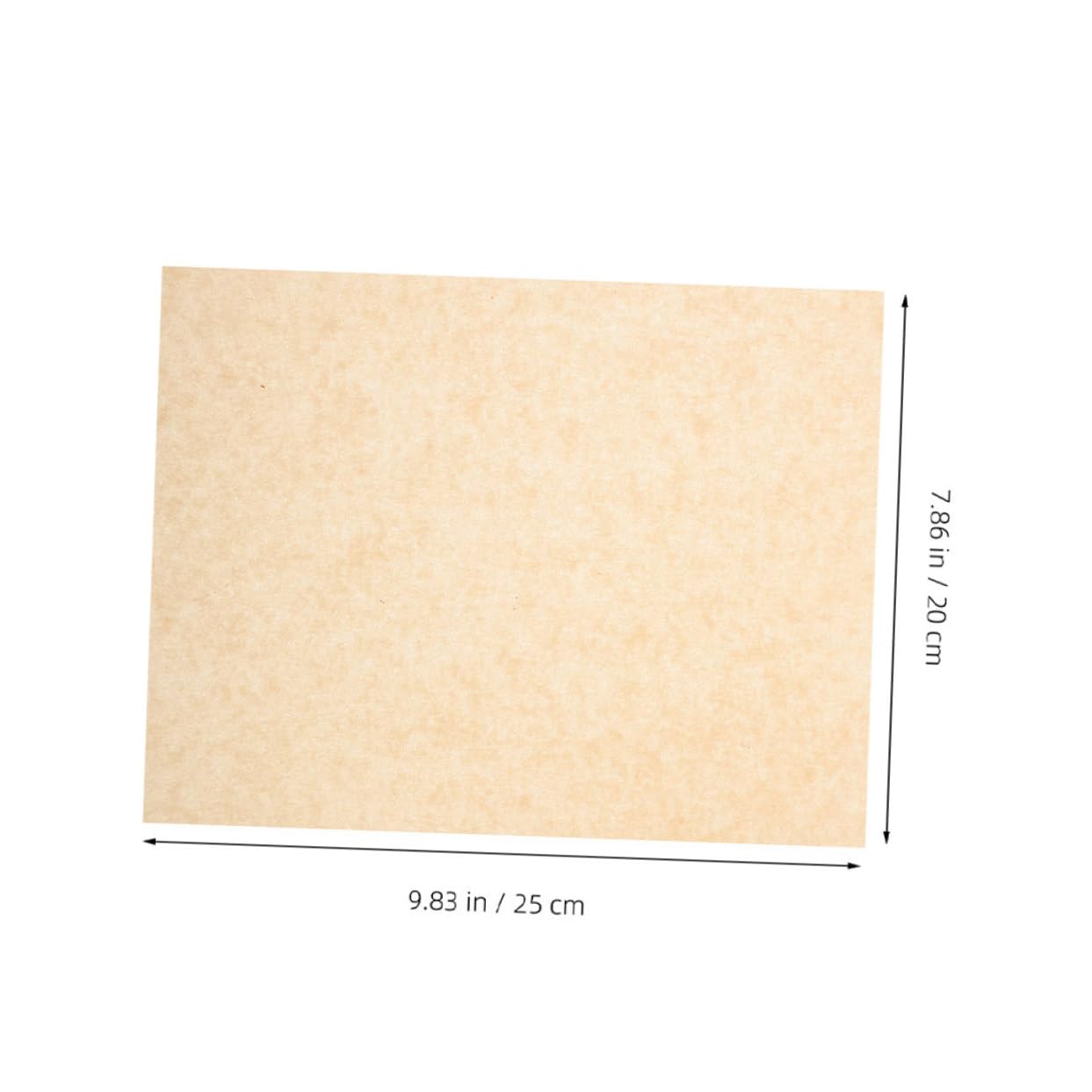 500piezas Bandeja De Horno Papel Vegetal Papel De Pergamino Antigrasa Para Hornear Barbacoa y Repostería De Calidad Alimentaria Para Pizzas Aperitivos y Frituras