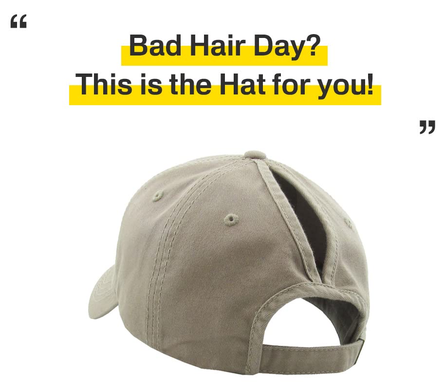 Image of Classic Plain Ponytail Messy High Bun Headwear Adjustable Cotton Trucker Mesh Glitter Hat Baseball Cap