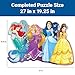 Ravensburger - Disney Pretty Princesses - 24 Piece Jigsaw Floor Puzzle - Belle, Cinderella, Ariel and Rapunzel in Bold, Bright Colors - Premium Quality - Ideal Gift - Screen-Free Fun - Children Age 3+