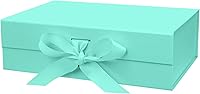 Vista 14 de Caja de Regalo Grande Rosa Magnética de 13"X9"X4" con Tapa y Cinta para Regalos