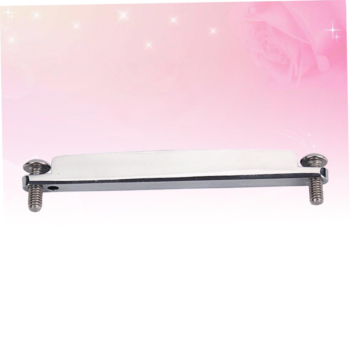 Kisangel Guitar Bridge Saddle for Bass Metal Guitar Bridge Saddle Enhance Tone Clarity