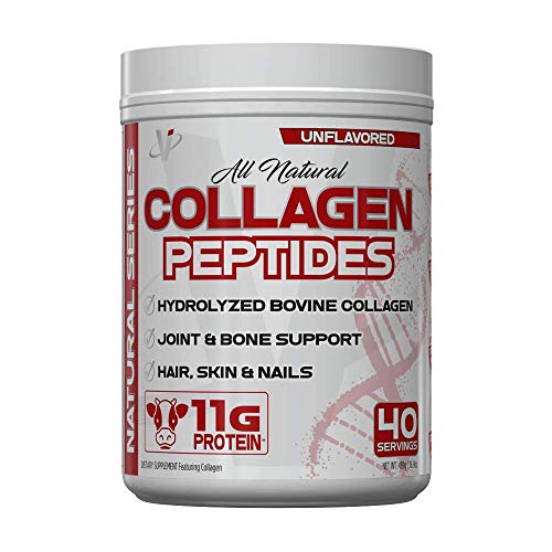 VMI Sports All-Natural Collagen Peptides Dietary Supplement, 40 Servings, Unflavored