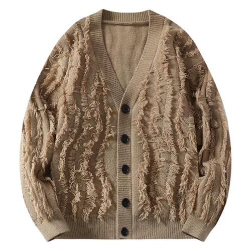 Cardigan homme manches longues pull chaud pour week-end décontracté