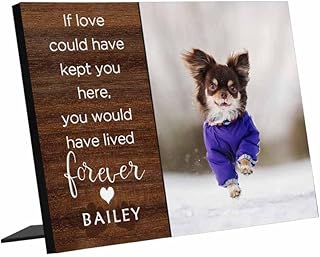 InterestPrint Beautiful Pet Memorial Gifts or Pet Loss Gifts If Love Could Kept You Here,You Would Have Lived Forever Paw Love Loss of Dog Gifts or Cat Memorial Gifts