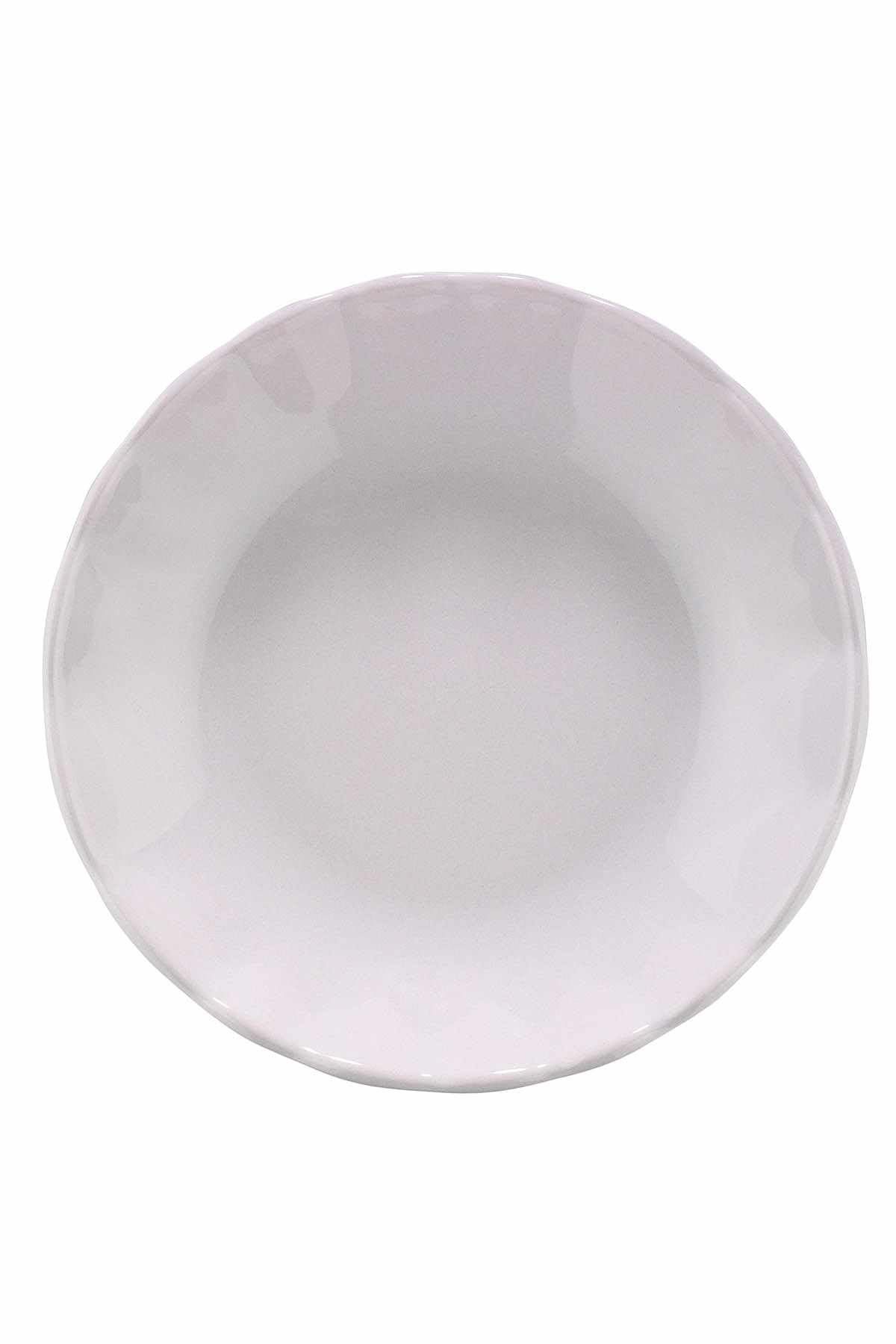 Elegancki 24-częściowy serwis obiadowy, jasnofioletowy, 100% porcelana | w zestawie talerze do serwowania, miski i talerze deserowe | można myć w zmywarce i używać w kuchence mikrofalowej