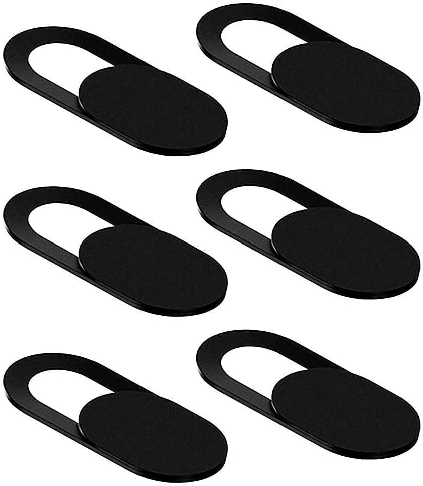 OcioDual 6 Ultra-Thin Anti-Spy Webcam Covers for Web Camera Computer Black