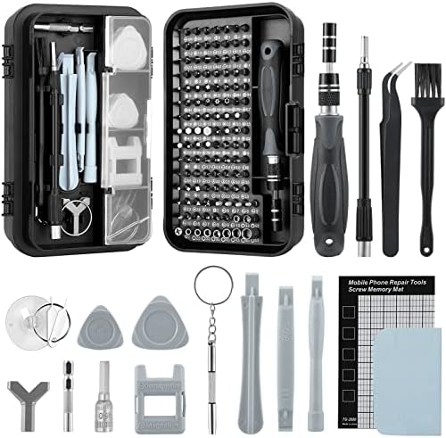 146 in 1 Precision Screwdriver Set, Magnetic CR-V Small Screwdriver Set, Best Gift for Men Tool Kit, Premium Electronics DIY Screwdrivers Bits for iPhone, MacBook, PS4, Nintendo, Xbox, Ring Doorbell