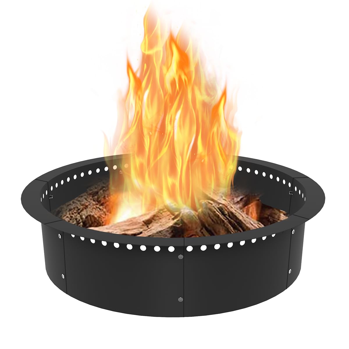 Amazon.com : Koutemie Outdoor Smokeless Fire Pit Ring Liner
