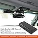 Car Inner Rearview Mirror Storage Box Compatible with Toyota Land Cruiser 250 Prado LC250 J250 2024 2025,ABS Rearview Mirror Multifunctional Organizer Interior Car Accessories