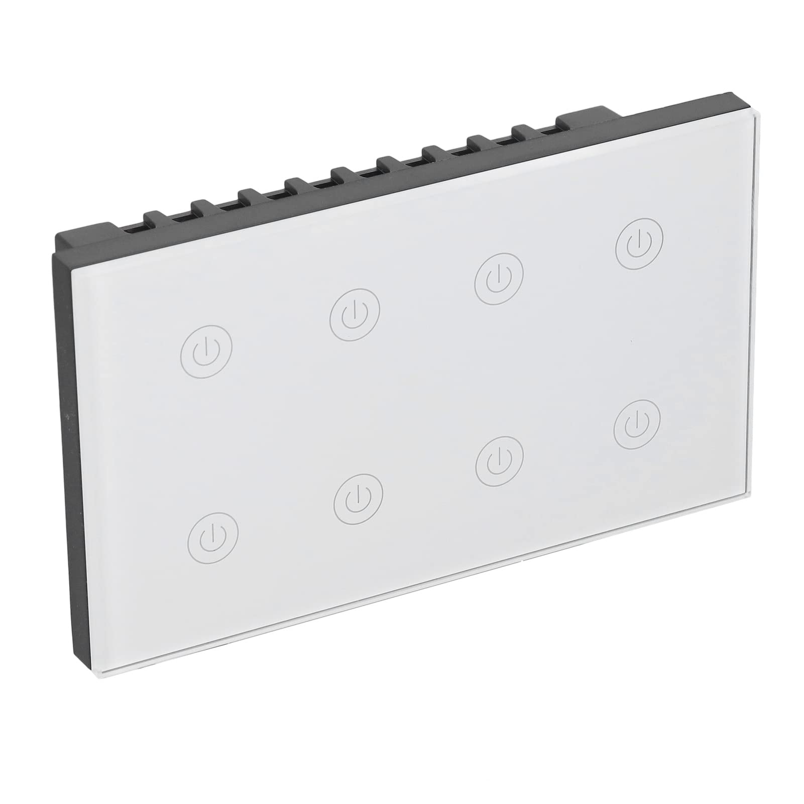 Garosa Interruptor de Luz Táctil Inteligente de 8 Bandas, Panel Inalámbrico con Temporizador y Control de Voz, Ideal para Automatización del Hogar AC100-240V