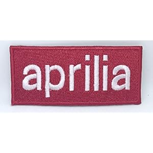 Aprilia Italiaanse Motorfiets Logo Ijzer op Naai op Geborduurde patch