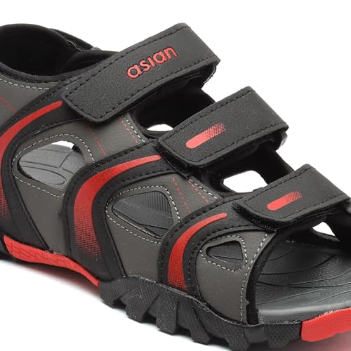 Image of ASIAN Mens VISTARA-20 Casual Sandals with adjustable velcro closure for easy wear with flexible fitting and trendy and stylish looks ideal for everyday use for mens as well as boys