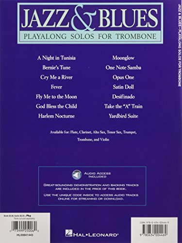 Jazz & Blues Playalong Solos for Trombone Book/Online Audio - Image 2