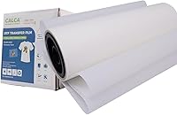 Vista 7 de CALCA 100 hojas de película de transferencia DTF A4, hojas de pretratamiento de PET DTF papel de transferencia de calor para impresión directa