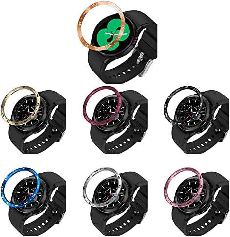 Senter Bezel Compatible with Samsung Galaxy Watch 4 Classic 42mm, Flexible Shockproof Case with Frame Ring Cover