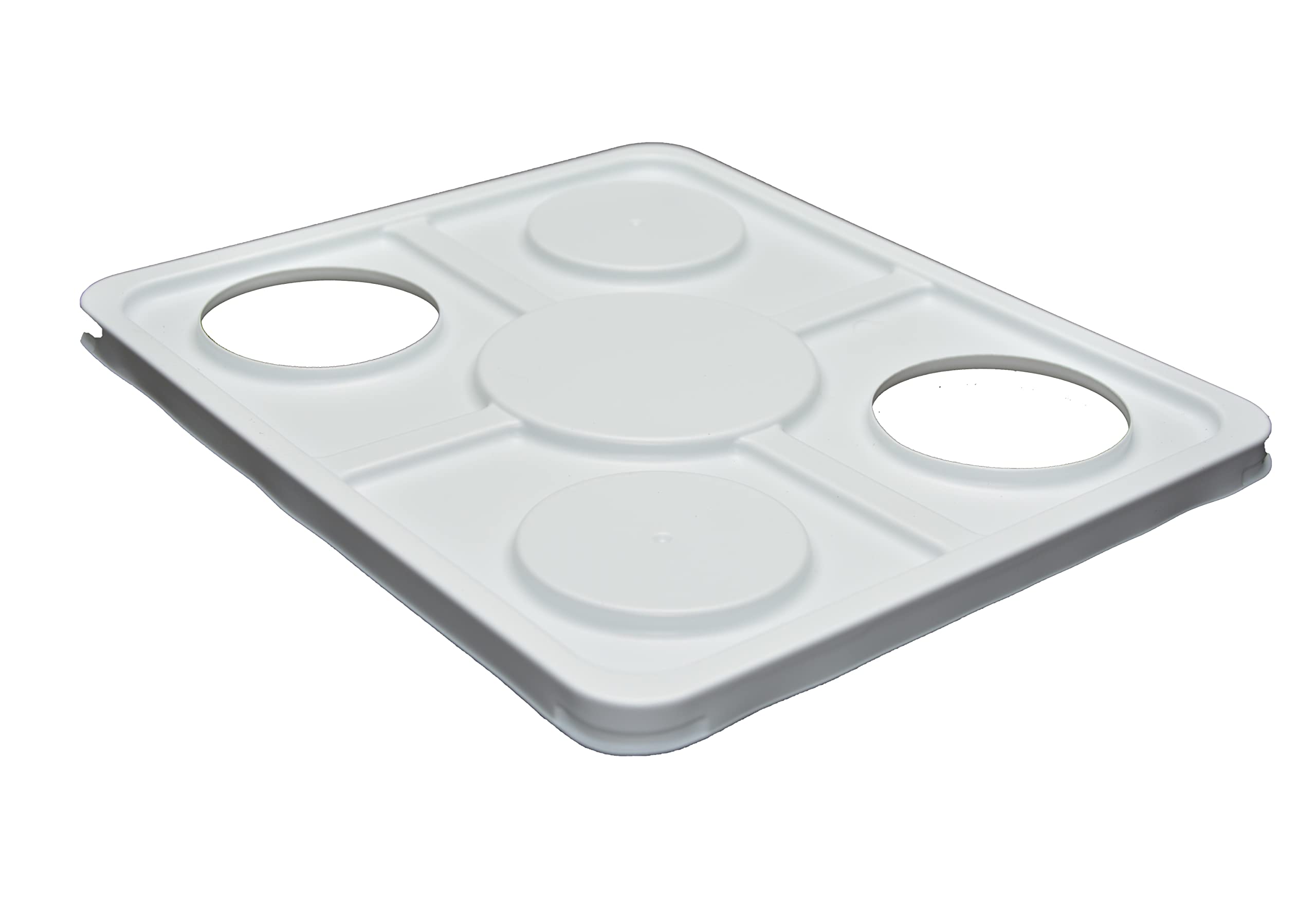 UAE Hydroponics 11L Dutch Bucket with Lid for Aquaponic Aeroponic Hydroponic Systems (3 Side Hole)