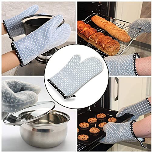 Gants d'isolation thermique en silicone pour four résistant haute température