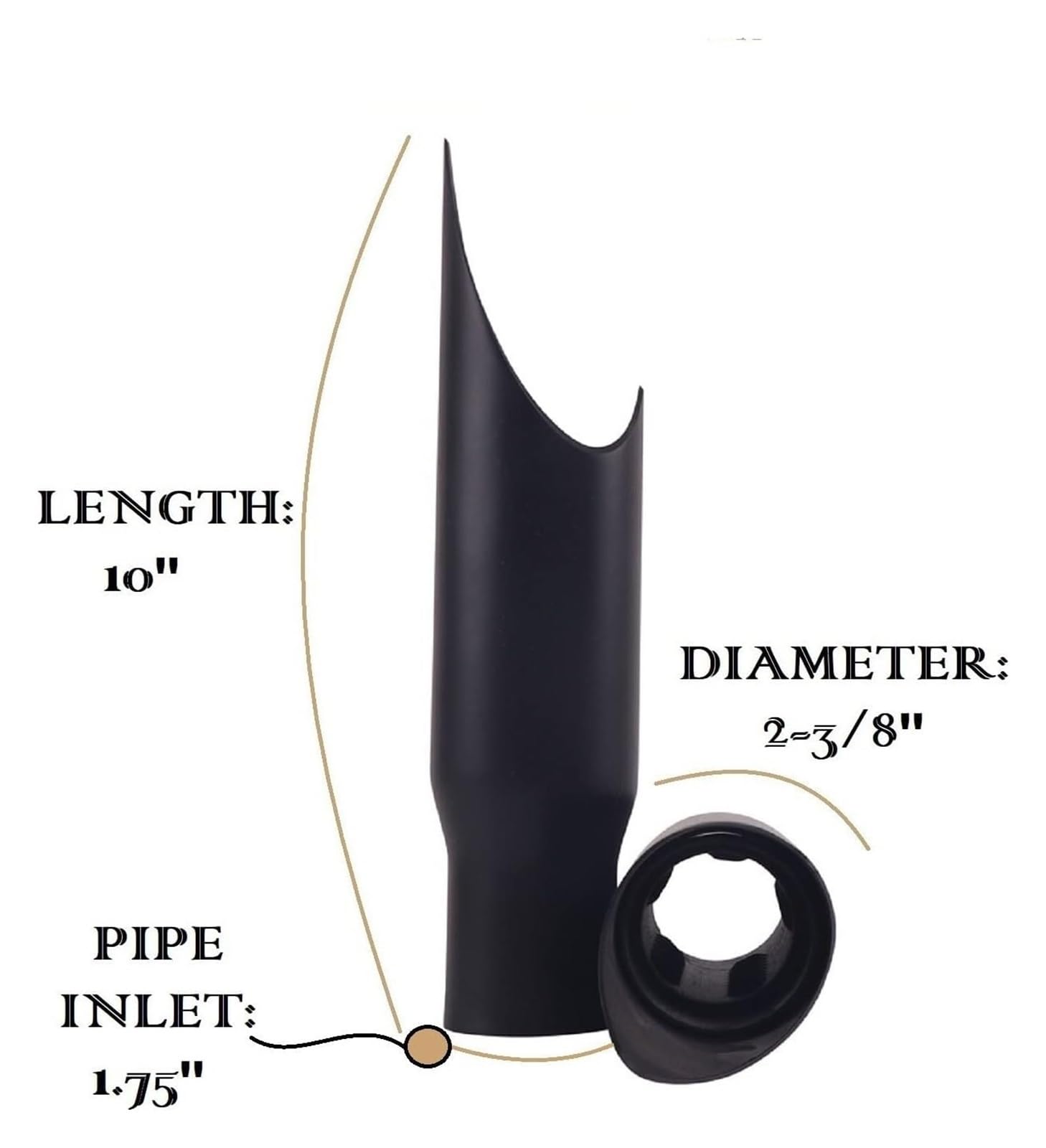Auspuffanlage Für Harl&ey Für SPOR&tster 883 1200 2004-2020 2021 2022 Motorrad-Slip-On-Auspuffschalldämpfer Shorty-Rohrauspuff Auspuff(2)