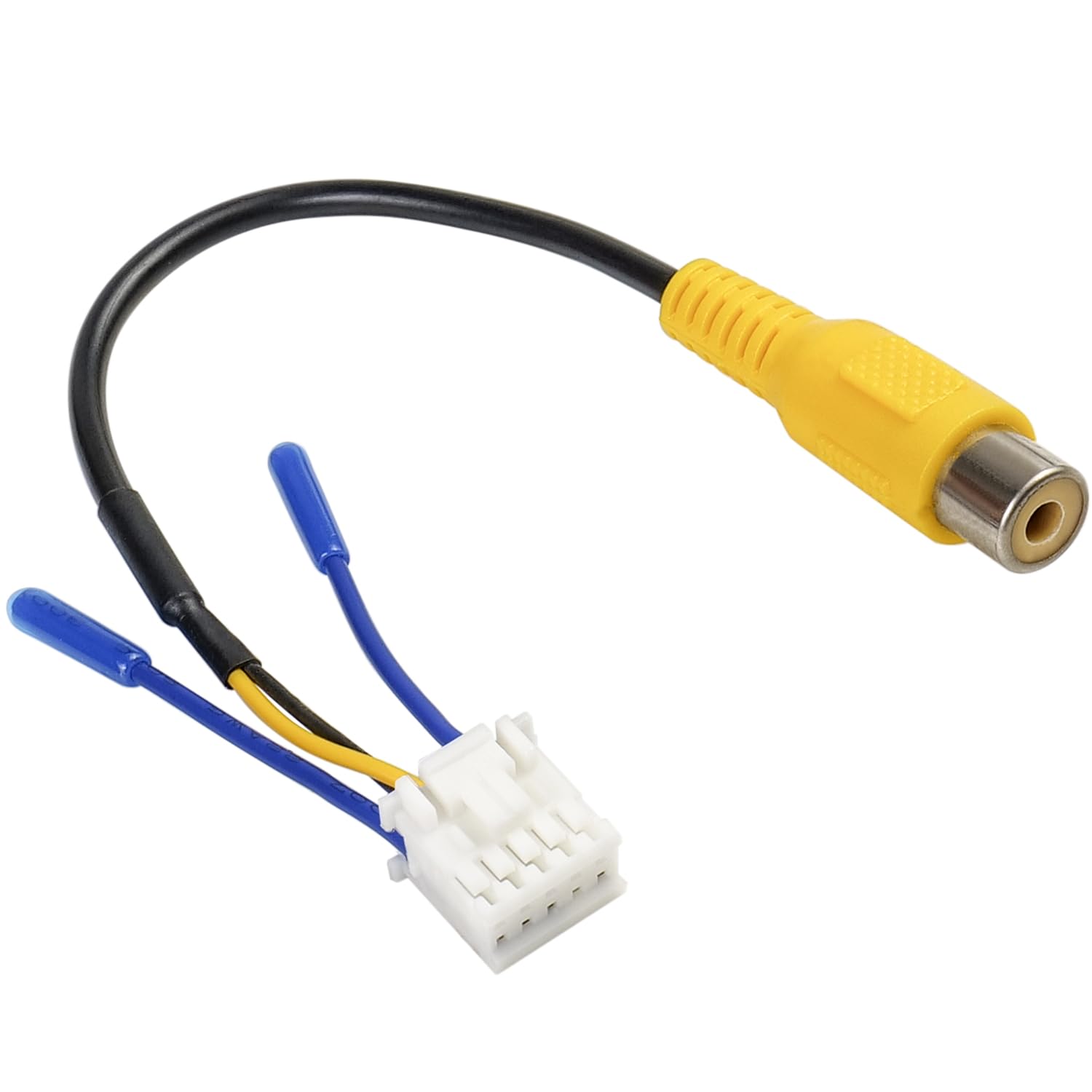 zenoruslky 10 Pin Backup Camera Cable Android Radio RCA Cable for Rear View Camera Wiring Harness Adapter