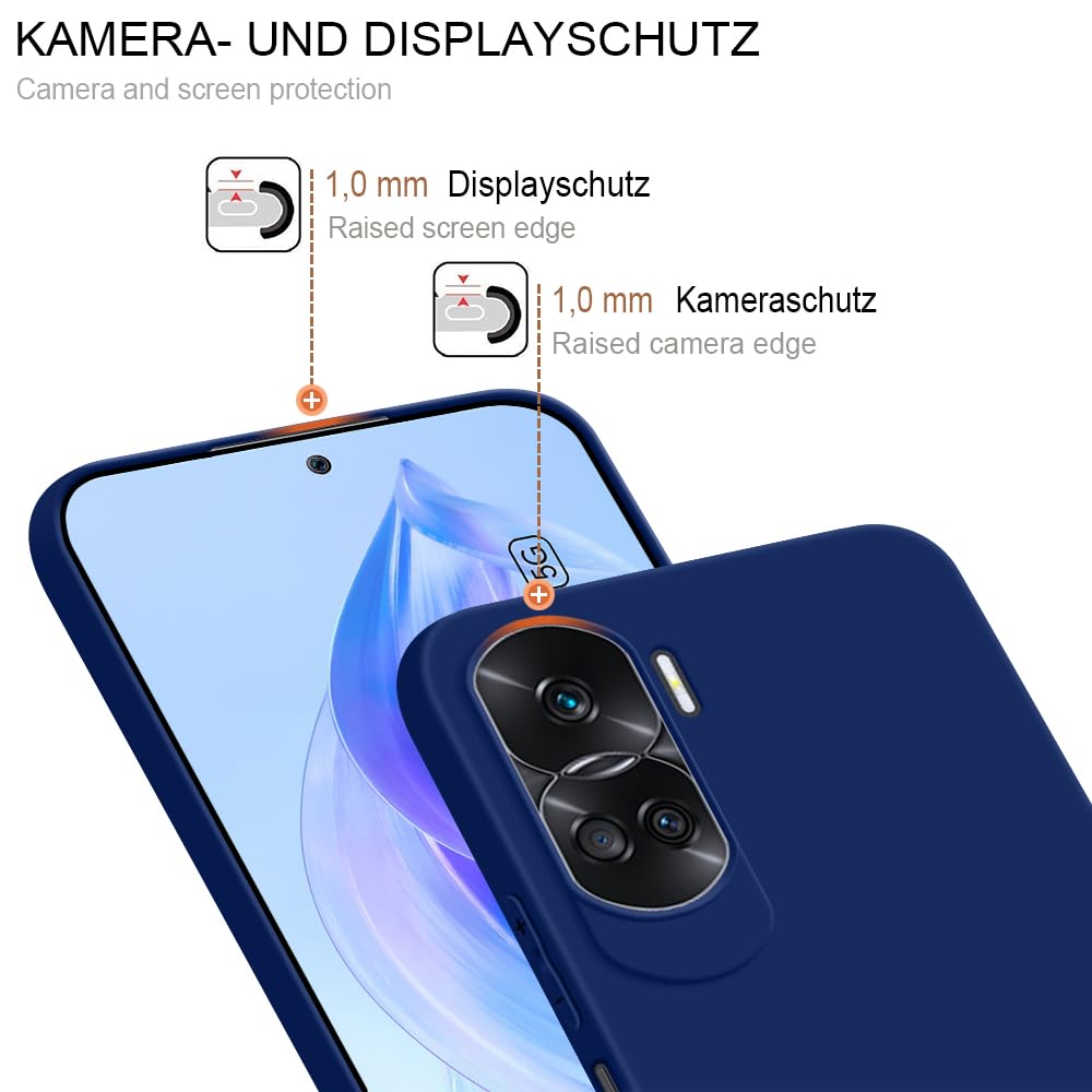 Coqinen Magnet-Hülle Für Honor 90 – Durchscheinend Matte Schutzhülle, Kratzfester Rückseite, Stoßfest