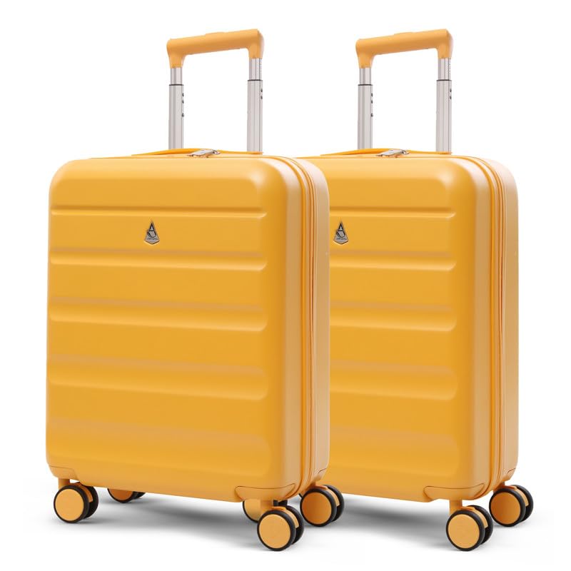 Aerolite 55x40x20 Expandable Ryanair Priority 4 Wheel Cabin Suitcase | Hard Shell Case TSA Lock Max Size 55x40x20cm to 55x40x23 Carry On Hand Cabin Luggage 4 Dual Spinner Wheels Charcoal product thumbnail 9
