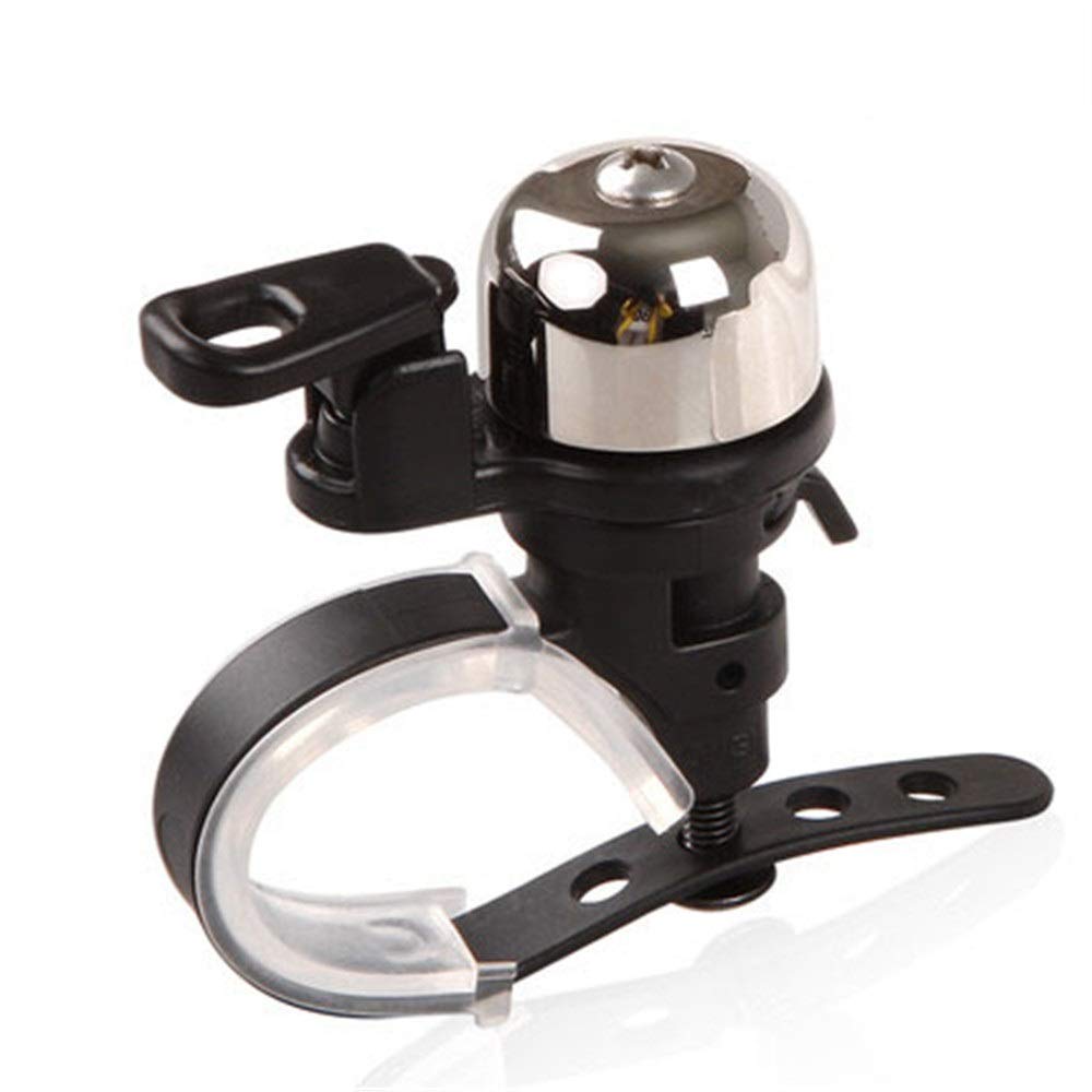 Dzwonek rowerowy, Dzwonek rowerowy Akcesoria rowerowe Sprzęt jeździecki Dzwonki do rowerów górskich Do rur o średnicy 22,2-31,8 mm Rower szosowy Rower górski Dzwonek rowerowy(Silver)