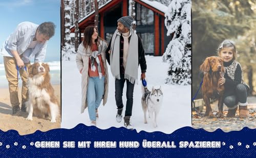 Loutep Schleppleine Für Hunde Lange Leine 3m 5m Schleppleine 10m Für Hunde 15m 20m 25m 30m Hundeleine Für Kleine Mittel Große Hund Langlaufleine Wasserfest Leicht Laufleine