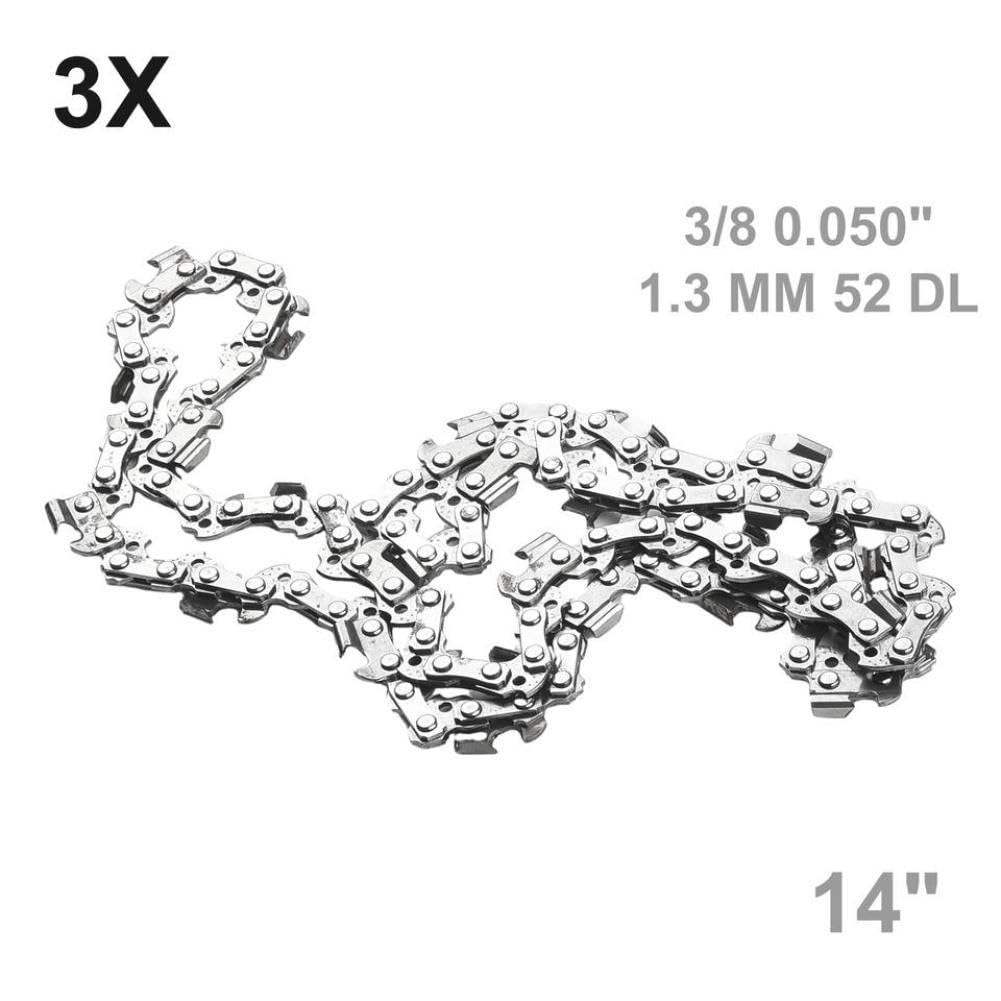 Cadena de Motosierra 35cm 3/8 Pitch LP 52 Drivelink Compatible con 135