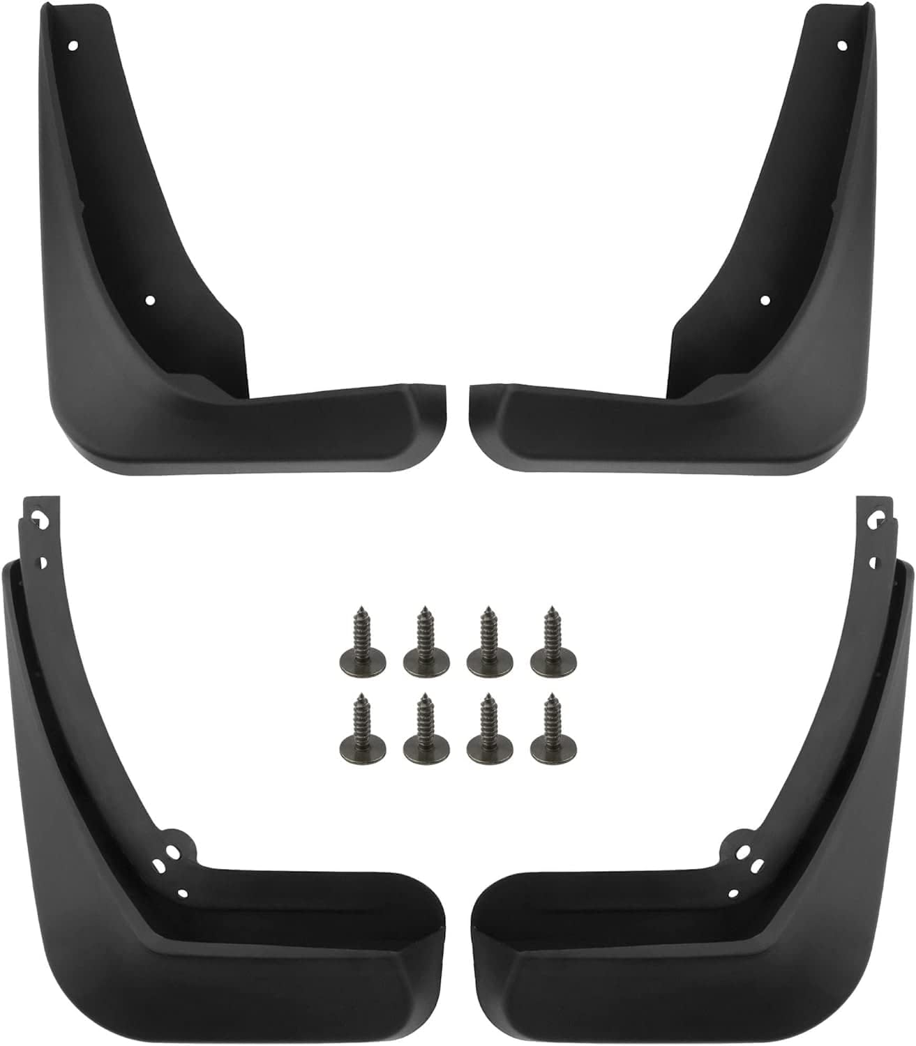 WEDOAUTO Set of 4 Front and Rear Mud Flaps Splash Guards for Buick Regal 2011–2017 Sedan