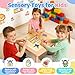 Sensory Toys Fidget Sticks for Kids: 8 Pack Creative Silicone Fidget Sticks - Sensory Toys for Autism ADHD Stress Relief - Quiet Desk Fidgets for Classroom Prizes - Calm Down Travel Airplane Toys