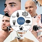 Upgrade Head Shavers 7D,Electric Head Shavers for Bald Men,5 in 1 Waterproof Electric Razor for Men,Rechargeable Rotary…