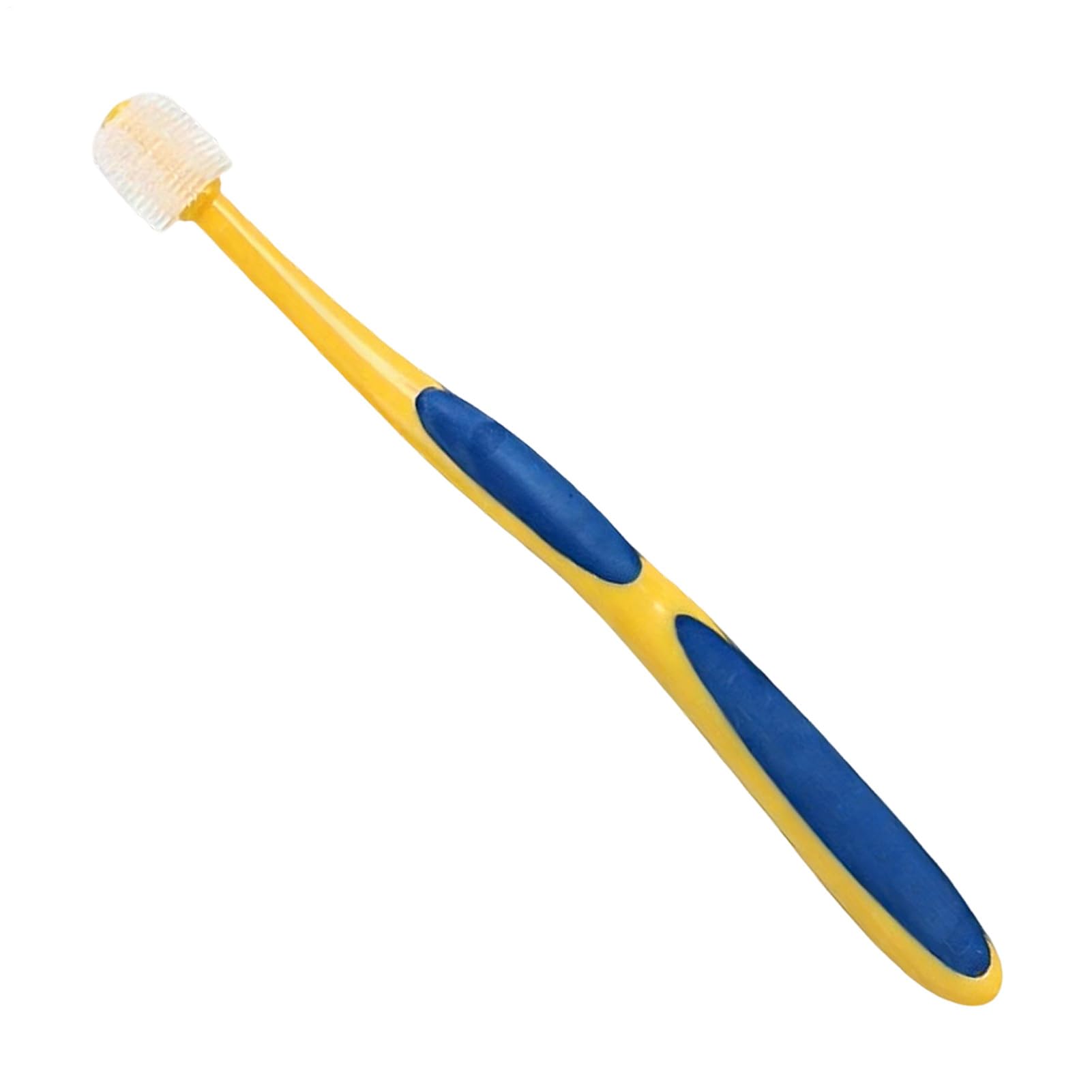 Cepillo de dientes para perros | Suministros de baño para el cuidado de las encías - Cepillo de dientes para mascotas - para gatitos mayores de raza grande, lavado de mascotas mal aliento higiene