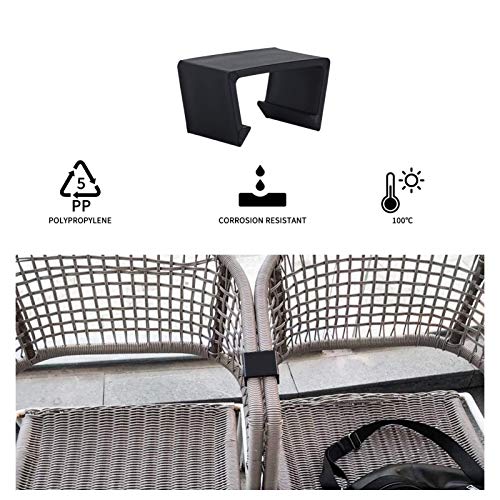 NICEXMAS 20Pcs Sofá Conecte Braçadeiras de Plástico de Vime Ao Ar Livre Cadeira de Alinhamento Gramp