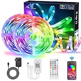 20M RGB LED Streifen Bluetooth,ALED LIGHT LED Strip Lichtband 5050 Stripes App Sync mit Musik Flexible LED Leiste Bänder Strips mit Fernbedienung LED Band Lichterkette Lichtstreifen Dekoration