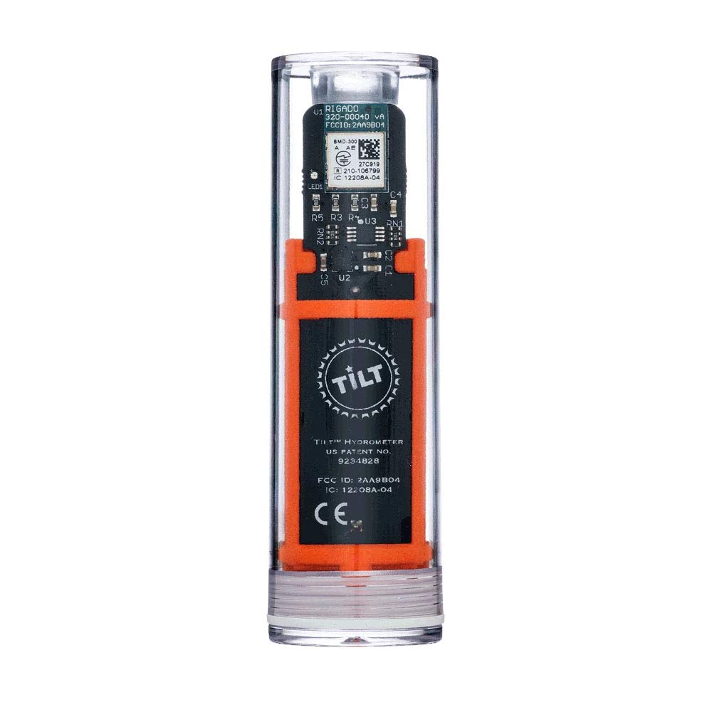 Tilt™ Hydrometer and Thermometer - Orange