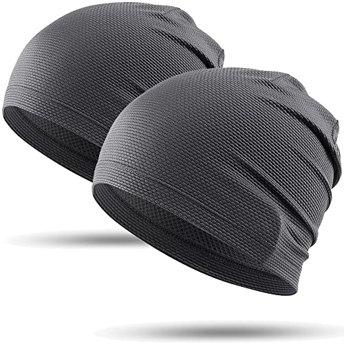 Image of WTACTFUL Cooling Skull Caps for Men Women - Lightweight Breathable 3D Mesh Running Caps for Cycling & Summer