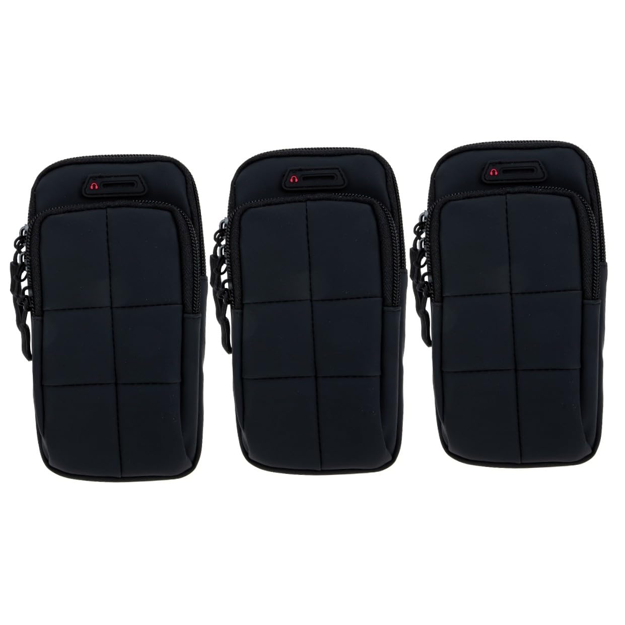 UPKOCH 3pezzi Armband Per Smartphone Elastico Per Attività Sportive Custodia Leggera Per Telefono Da Braccio Design Pratico e Comfortevolper Esercizi All Aperto Adatto Tutti Modelli Di