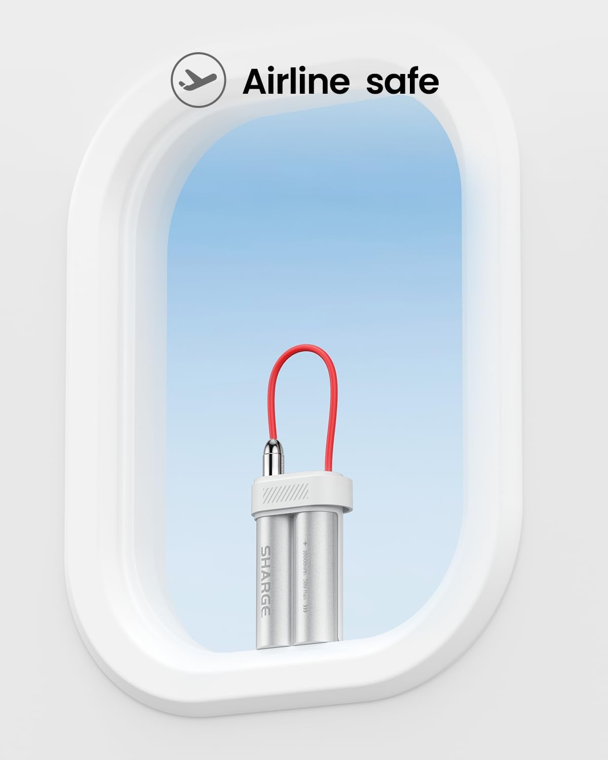 sharge Power Bank 10000mAh 30W Portable Charger with Built-in Type C Cable USB-C and USB-A Port Battery Pack for iPhone 17/16/15 Galaxy S25 iPad Pixel 9 - Image 6