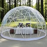 MINGYIHUI 3.6x2.2m Gartenkuppelzelt,Iglu Zelt Transparent,Iglu Zelt Durchsichtig,Bubble-Kuppelzelt,Garten-Iglu-Kuppel-Gewächshaus,Perfekt für Gärten,Terrassen und Ferienwohnungen(Size:3.6x2.2m)