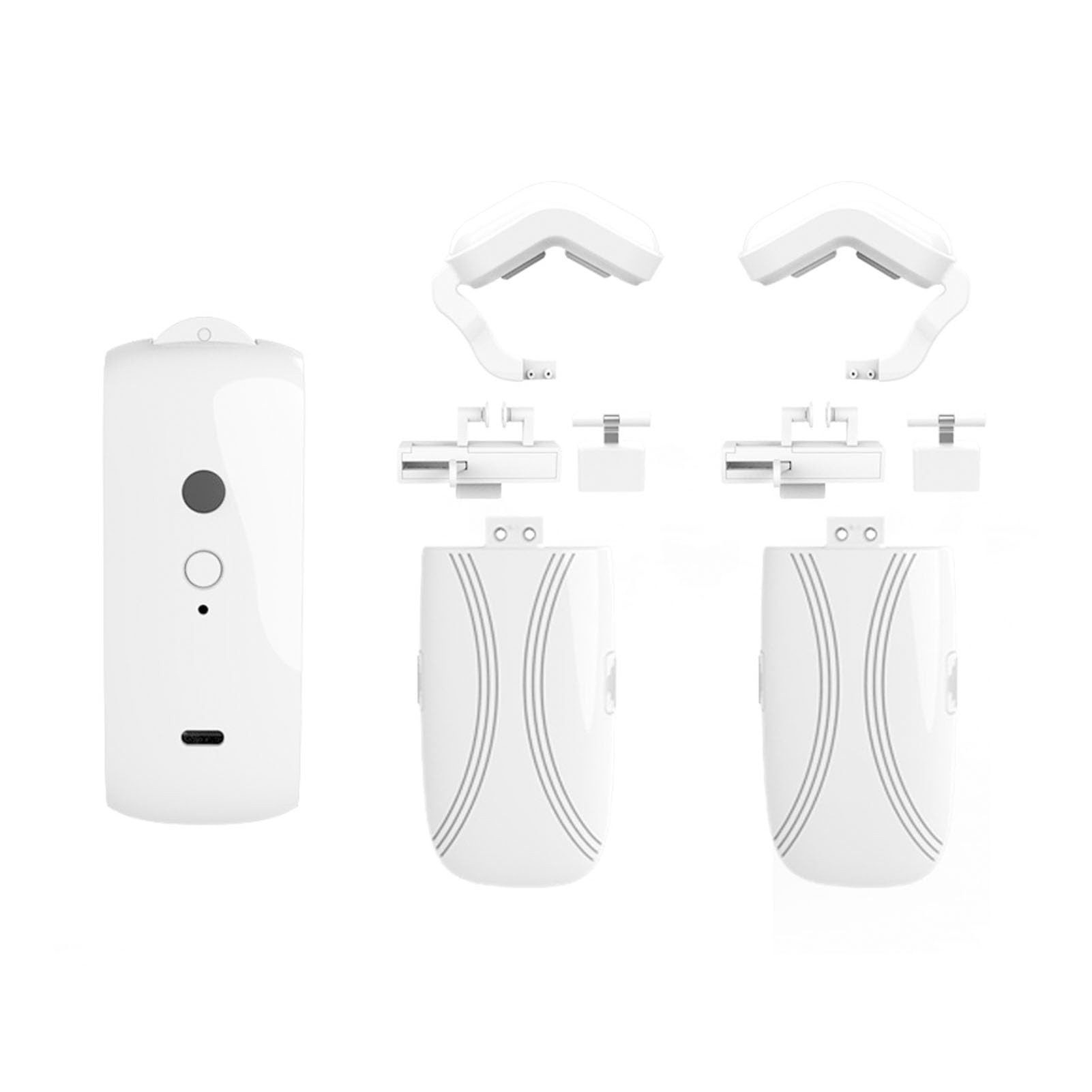 Automatyczny Otwieracz do Zasłon, Inteligentna Kurtyna z Pilotem Bluetooth i Timerem Aplikacji, do Pręta Rzymskiego, Silnik o Dużej Wydajności, kompatybilność z Alexa, do