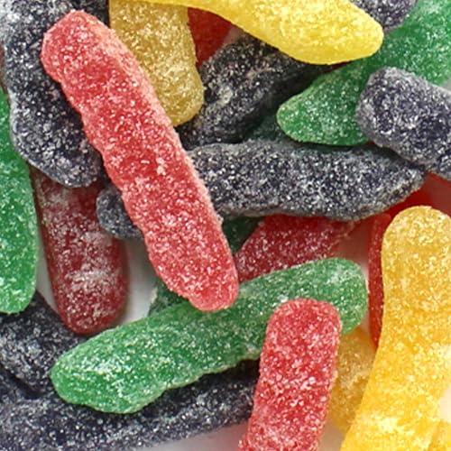 Sour Jelly Worms 7.19 oz. 4 sabores surtidos miniatura 1