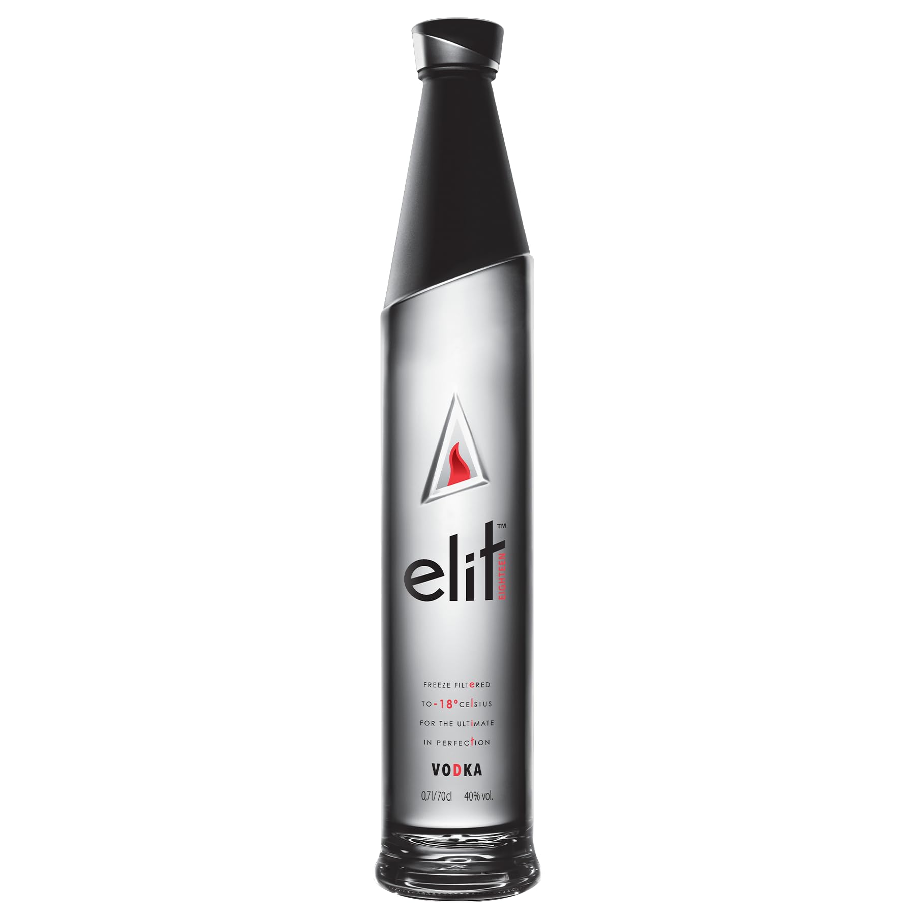 Vodka Elit de primera calidad. Ganadora de múltiples premios. Bebida ultrasuave. Regalo de vodka perfecto para hombres y mujeres. Filtrado congelado, licor premium, 40% de alcohol por volumen. 70cl