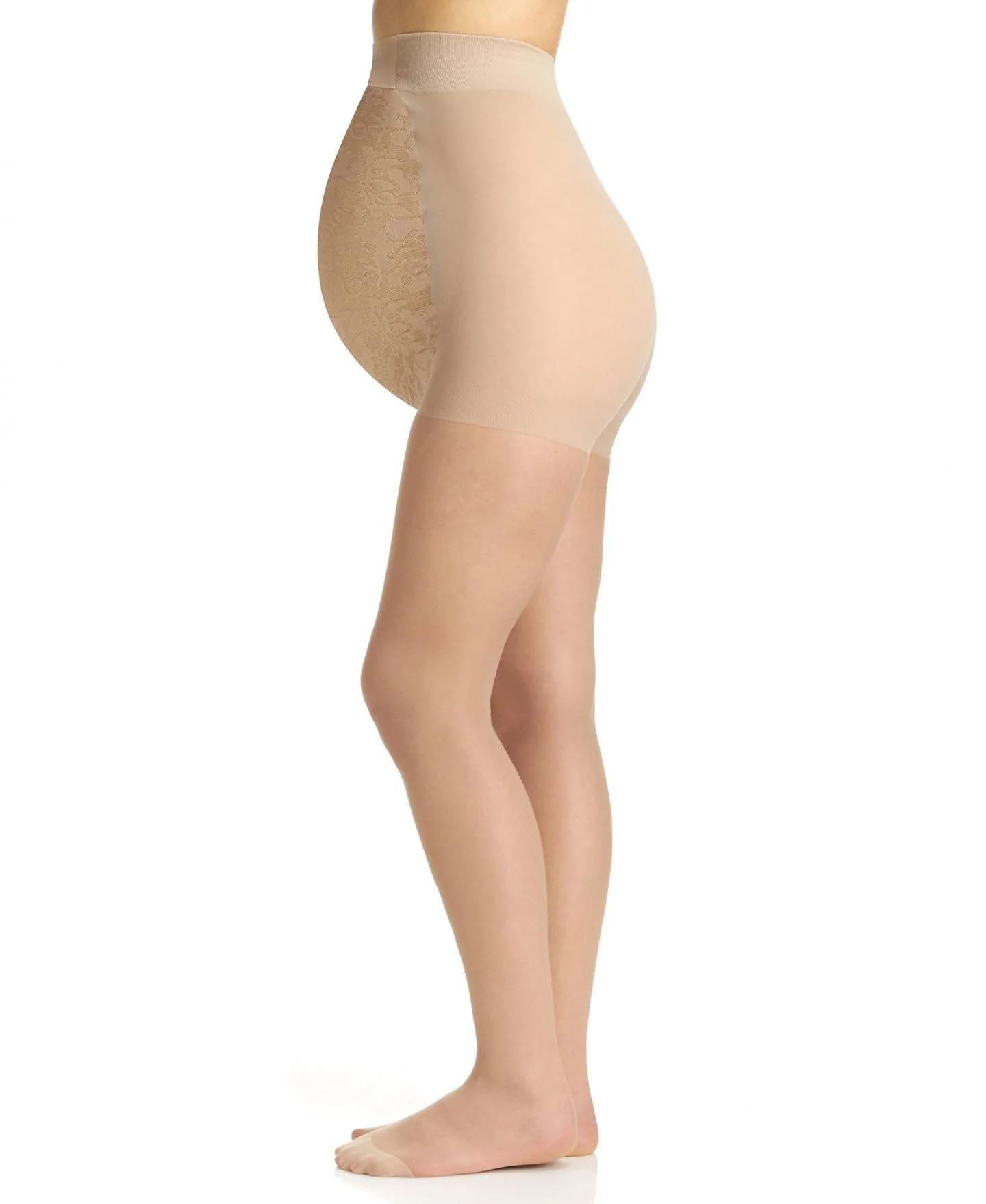 Berkshire Women's Nude Maternity Light Support Pantyhose - Reinforced Toe, C