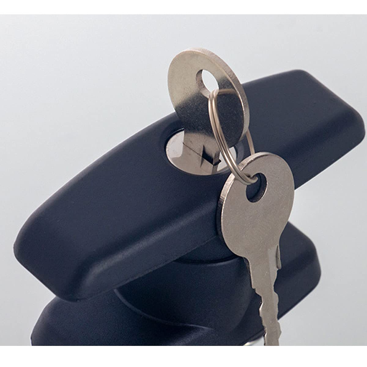 Verrou de porte pour casier de caravane/camping-car, interrupteur de sécurité pour armoire à piles avec 2 clés (1 pièce)
