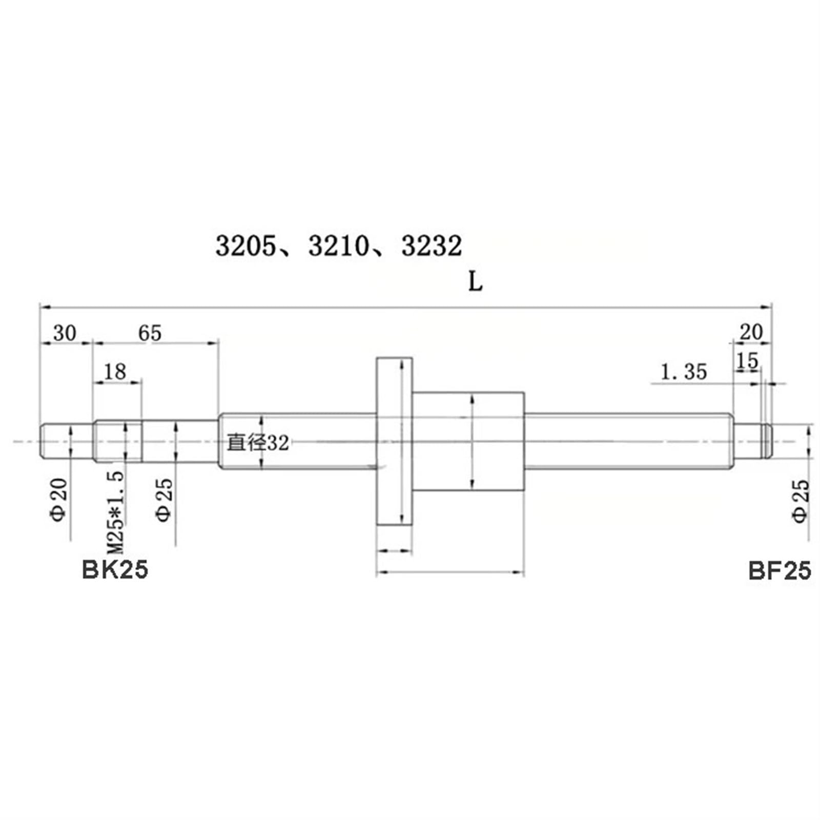 Metal Ball Screw nut end Processing with 4pcs HGW30CC Slider Blocks L300-500mm+HM25-110 Ball Screw Kit SFU3205+HGR30 Linear Guide Kit for Part(400mm)