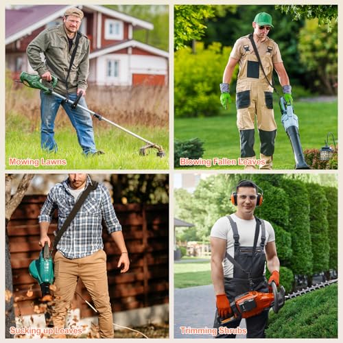 image for FIEIL Weed Trimmer Shoulder Strap, Trimmer Strap for Neoprene Thick Pa