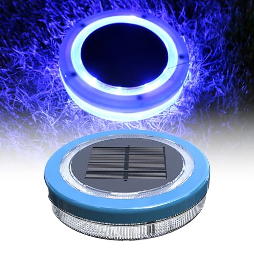 Luces solares para piscina flotantes iluminación LED nocturna IP68 para piscinas sobre suelo 6