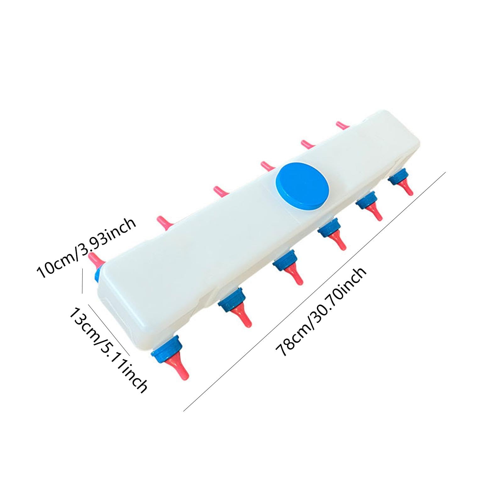 Juego de Biberones para Corderos, Ideal para Ganado Pequeño, 12 pezones