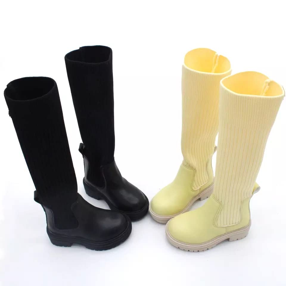 Logo Custom Girls Knee High Sock Boots2