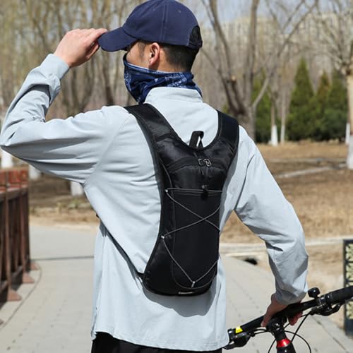 Sac dos hydratation leger nylon avec bandes reflechissantes - 2